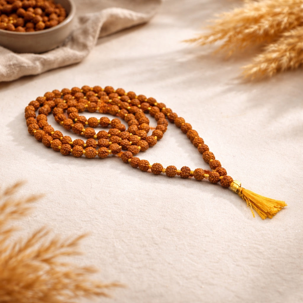 Sacred Rudra Jap Mala (108+1 Prayer Beads) Main image