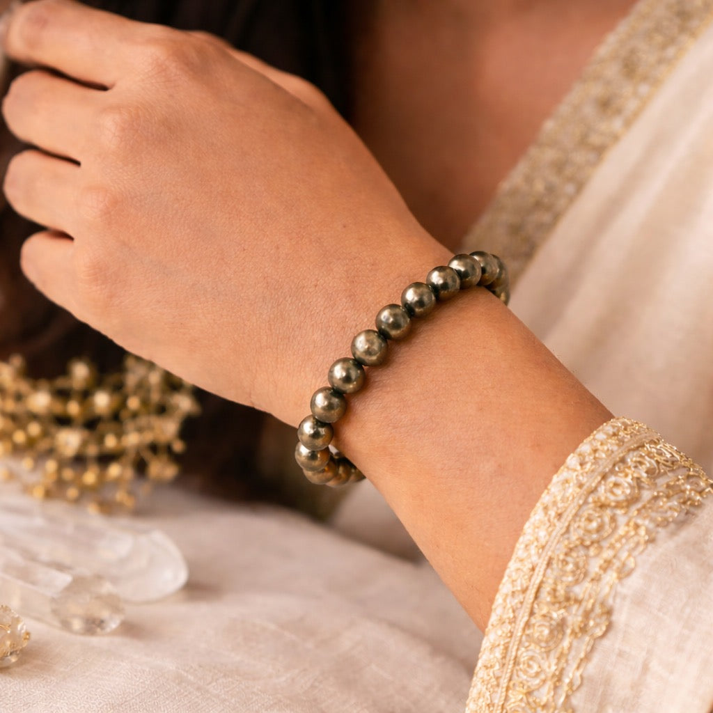 Natural Pyrite Bracelet