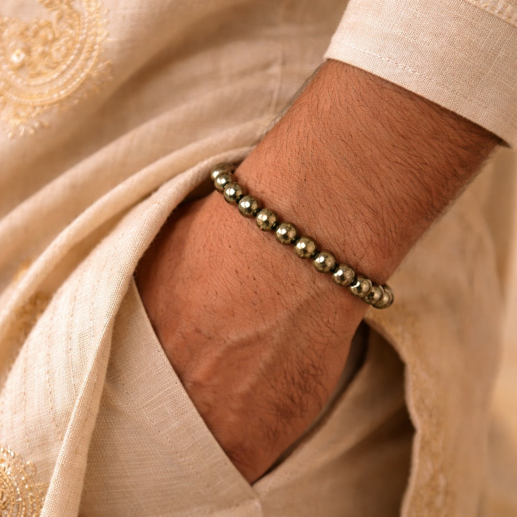 Natural Pyrite Bracelet