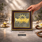 7 Running Horses on Pyrite Frame