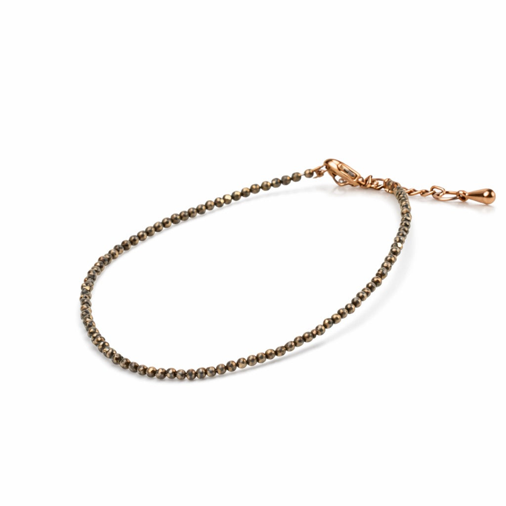 Natural Raw Pyrite Anklet