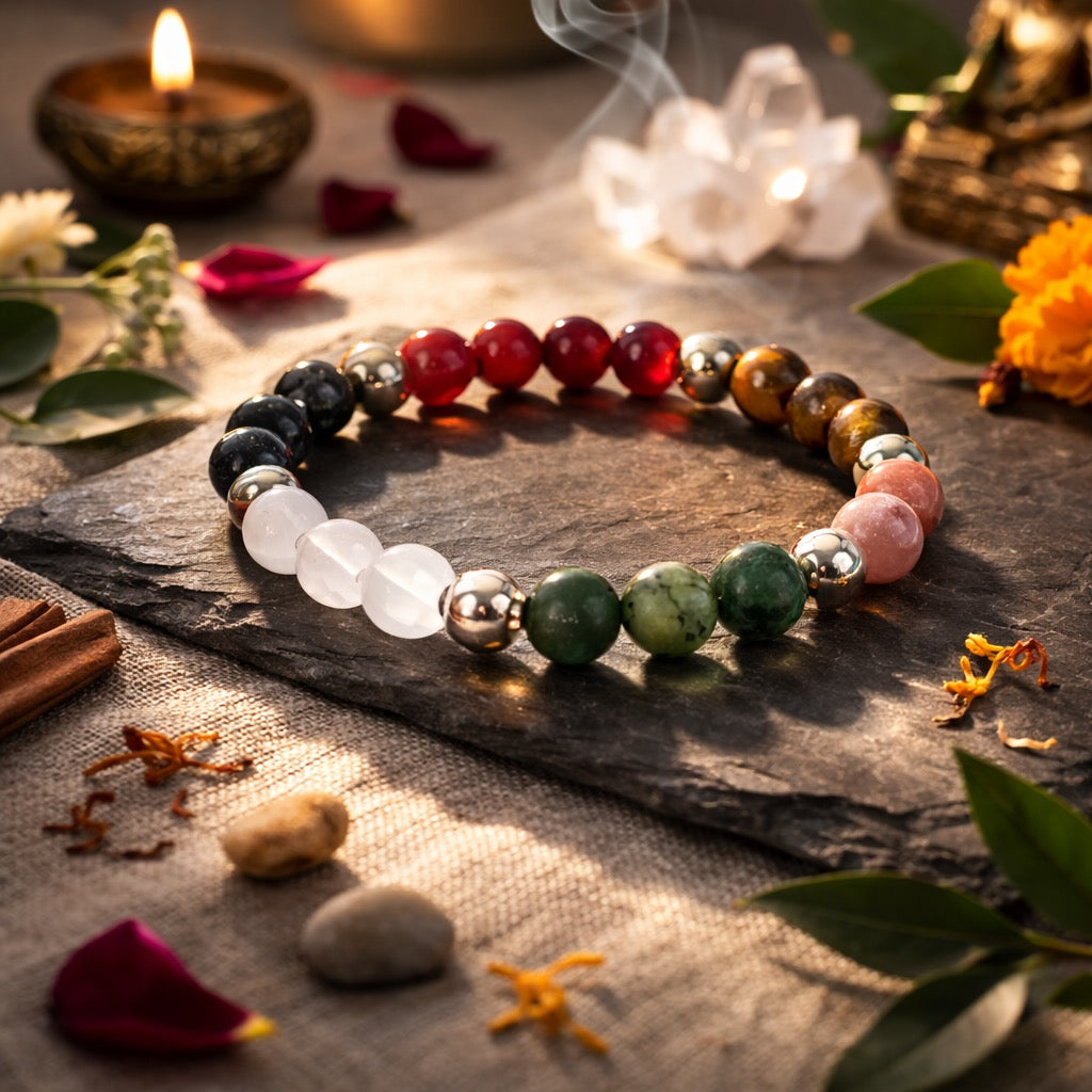 Dhan Vriddhi Bracelet (Lab Certified Natural Crystals)