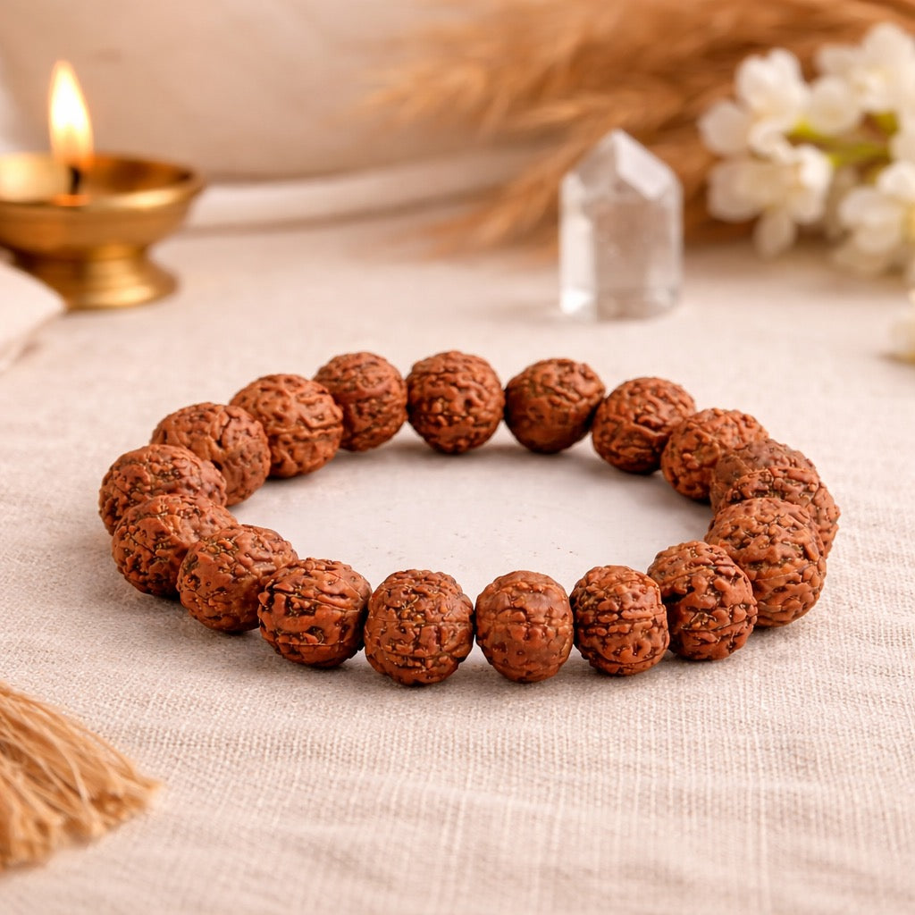 7 Mukhi Natural Rudraksha Bracelet