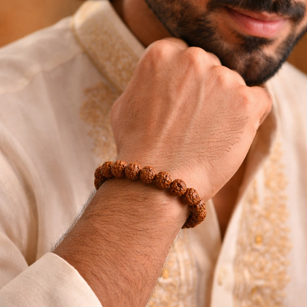 7 Mukhi Natural Rudraksha Bracelet