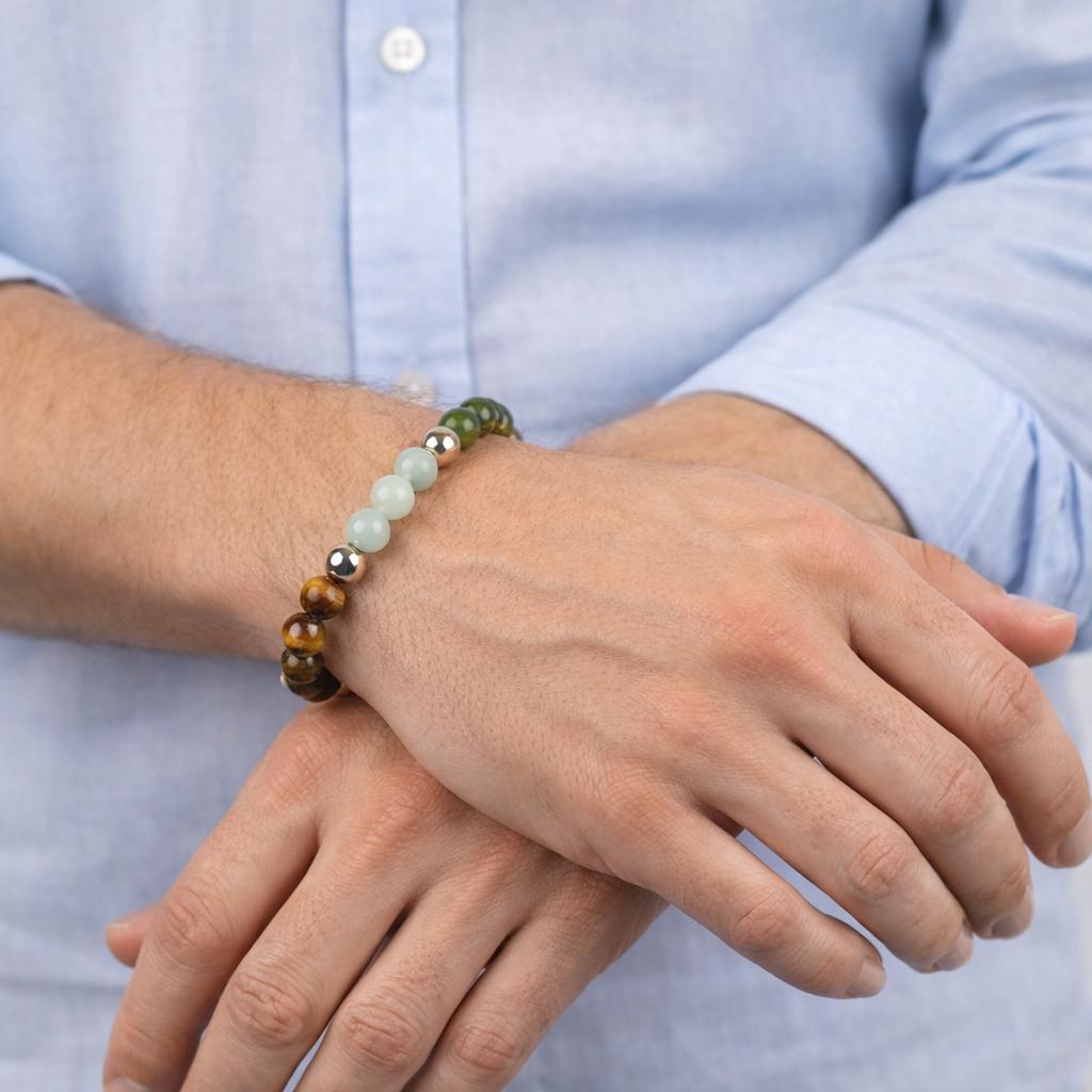 Dhan Yog Prosperity Bracelet (Natural Energy Stones)